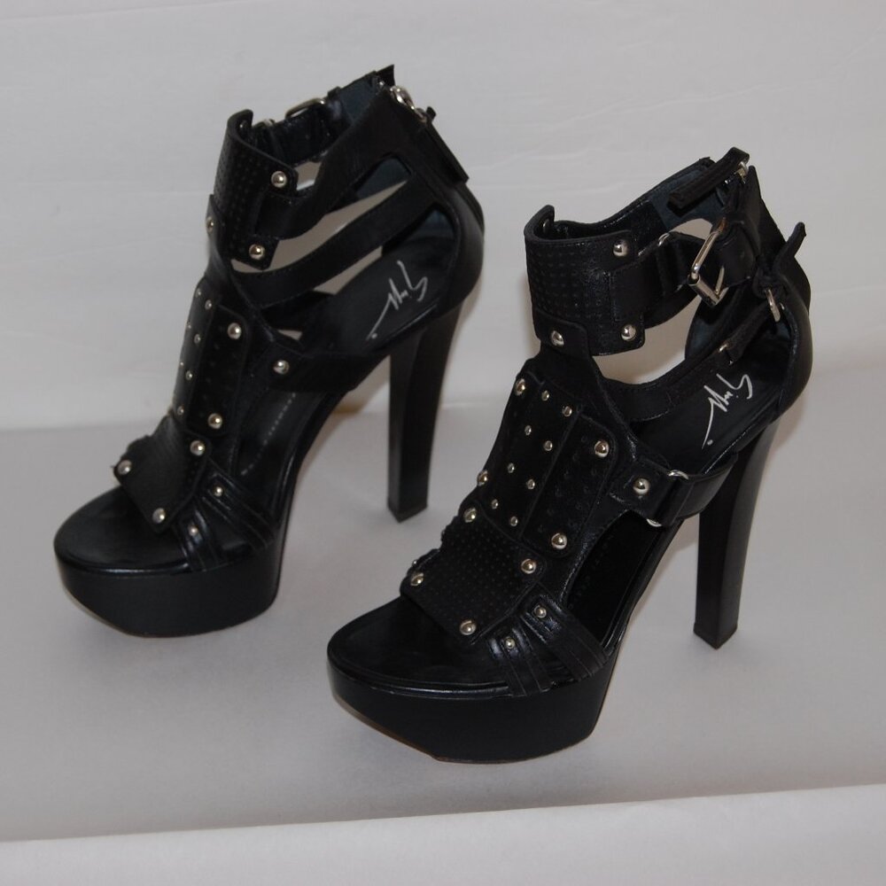 Giuseppe Zanotti Black Platform Sandals
